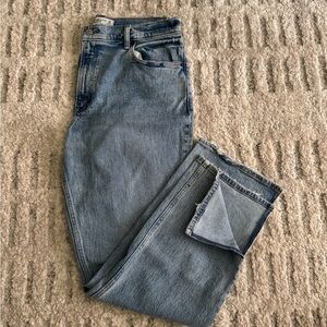 Abercrombie & Fitch Light Blue the 90s straight ultra High Rise Jeans